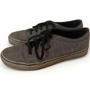 Vans Men's Low-top Bishop Sneakers SIZE‎ 11 Trainers Textile Gray Canvas Shoes
